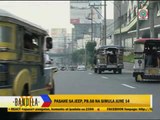 Jeepney fares up starting June 14
