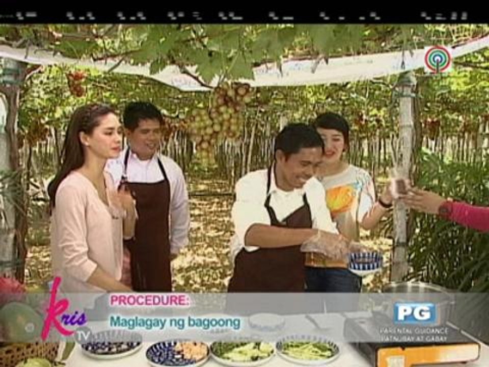 Kris visits vineyard in La Union