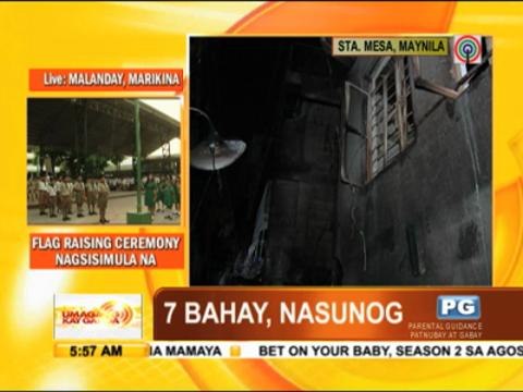 20 families lose homes in Sta. Mesa fire