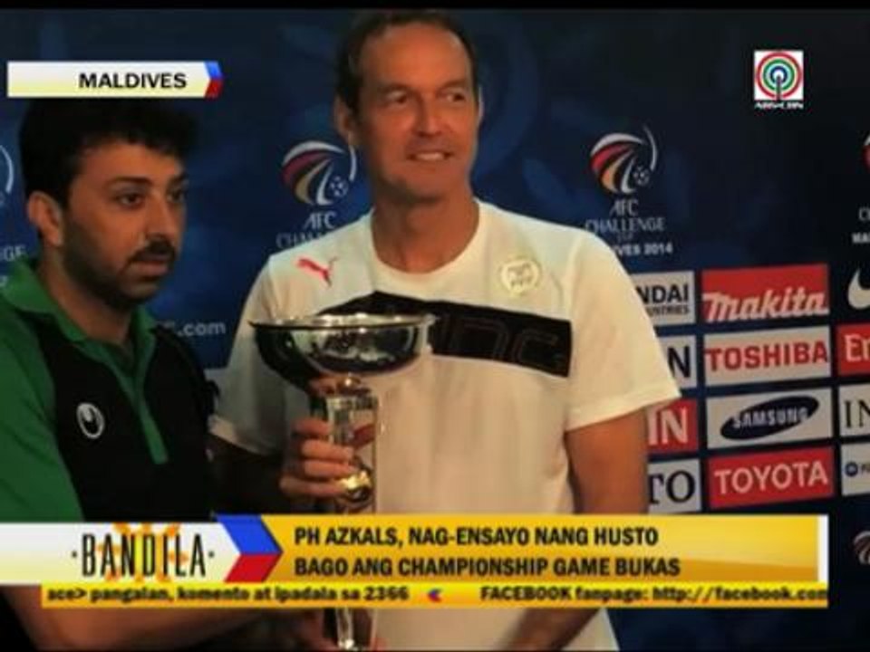 WATCH: Azkals gear up for finals vs Palestine