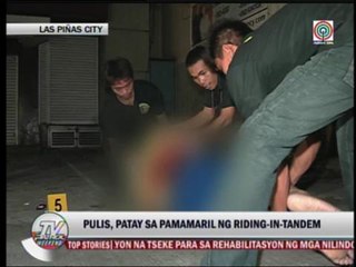 Cop shot dead in Las Pinas