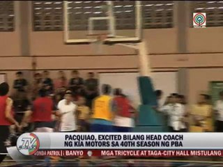 Pacquiao considers playing, coaching Kia Motors