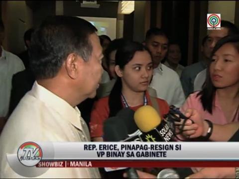 Binay dared to resign from PNoy Cabinet