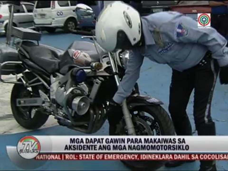 WATCH: Road safety tips for motorcycle riders