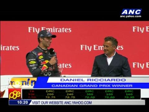 Ricciardo wins his first F1 Grand Prix