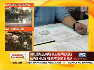 Toni excited to welcome sis Alex from PBB house