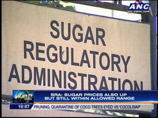 Sugar prices up but still within allowed range