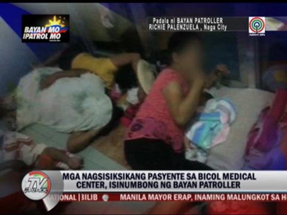 Patroller reports crowded hospital in Bicol
