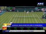 Djokovic demolishes Golubev in Wimbledon