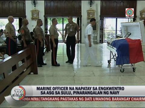 Navy honors young lieutenant killed in Sulu clash