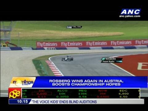 Rosberg wins in Austria to boost championship hopes