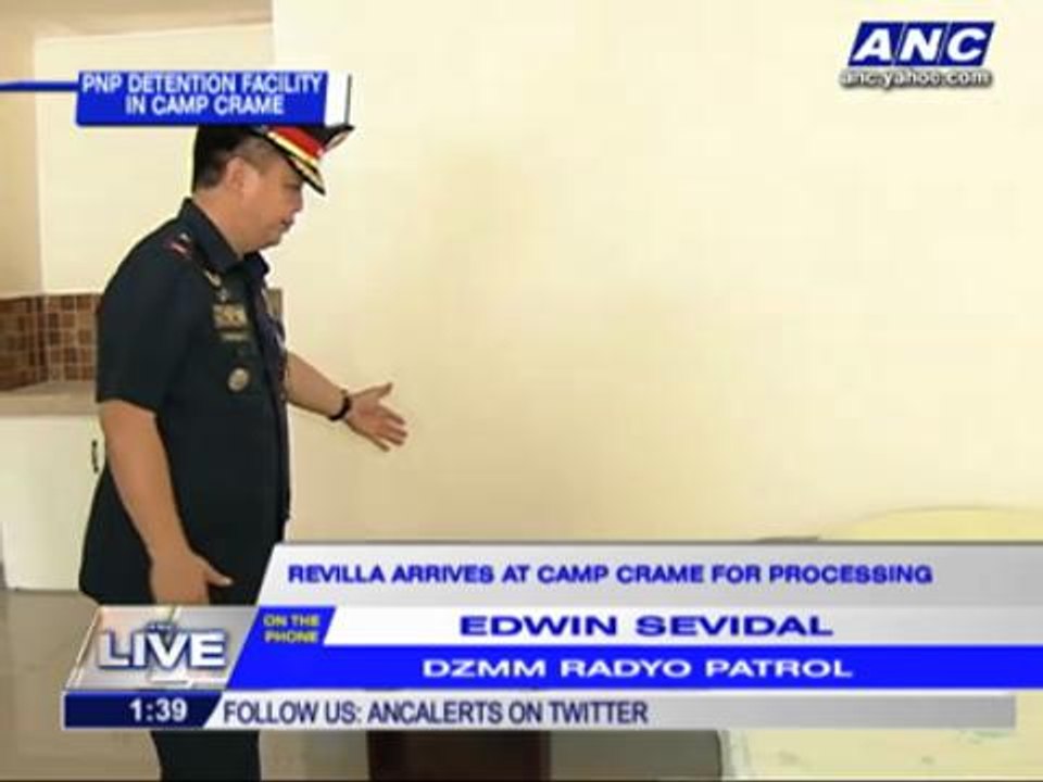 Bong to be detained in Camp Crame