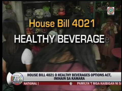Bill pushes for healthier drinks in school