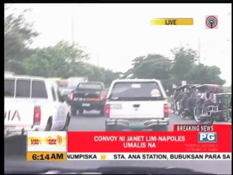 Janet-Lim Napoles arrives at Sandiganbayan