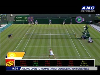 Sharapova ruthless in first-round Wimbledon win