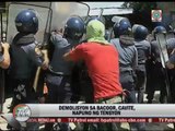 Tension mars demolition in Bacoor, Cavite