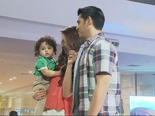 WATCH: Shrieks as Richard, Zion join Sarah on runway