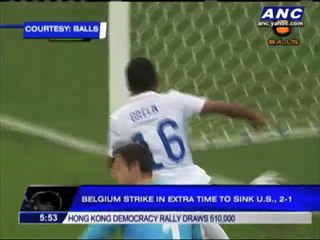 Belgium strikes in extra time to sink US, 2-1