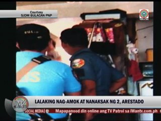 Man runs amok, stabs 2 in Bulacan