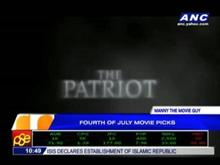 Manny the Movie Guy's Fourth of July picks