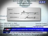 Arroyo seeks bail anew in plunder case