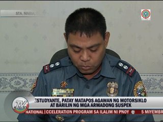Graduating student robbed, killed