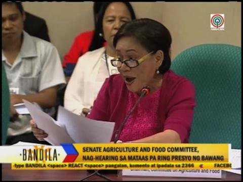 Senate grills DA officials over garlic prices