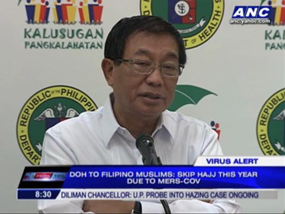 Pinoy-Muslim pilgrims warned against MERS-CoV
