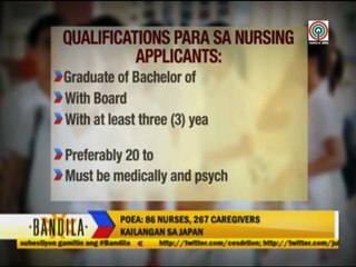 Japan needs nurses, caregivers