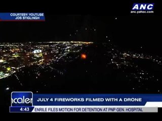 WATCH: July 4 fireworks filmed with a drone