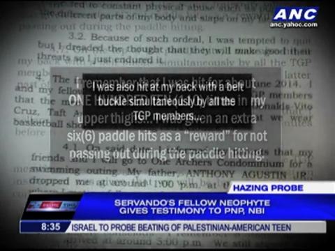 Tau Gamma hazing witnesses surface