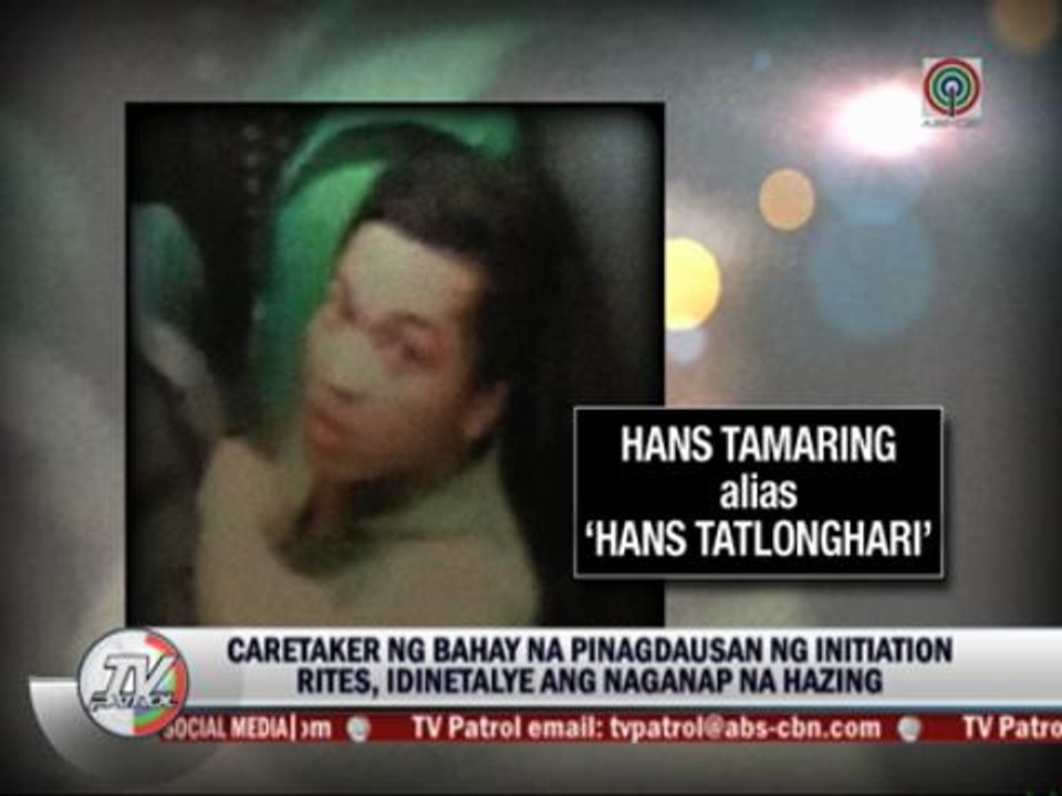 House caretaker bares fratmen's roles in Servando hazing