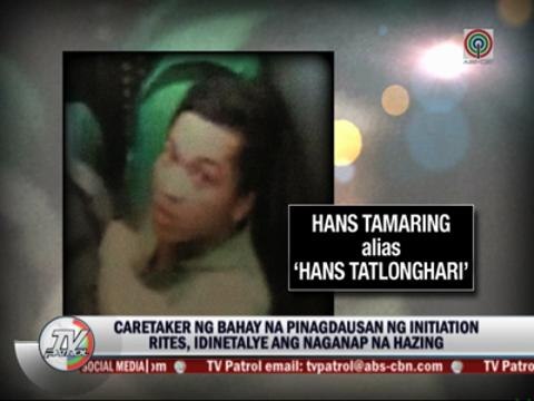 House caretaker bares fratmen's roles in Servando hazing