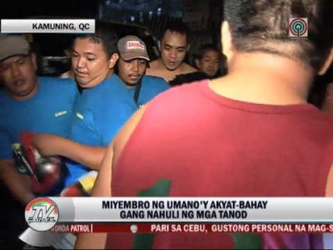 WATCH: Alleged 'Akyat-Bahay' robber caught on roof
