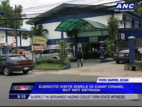 JV visits Enrile, but not Jinggoy
