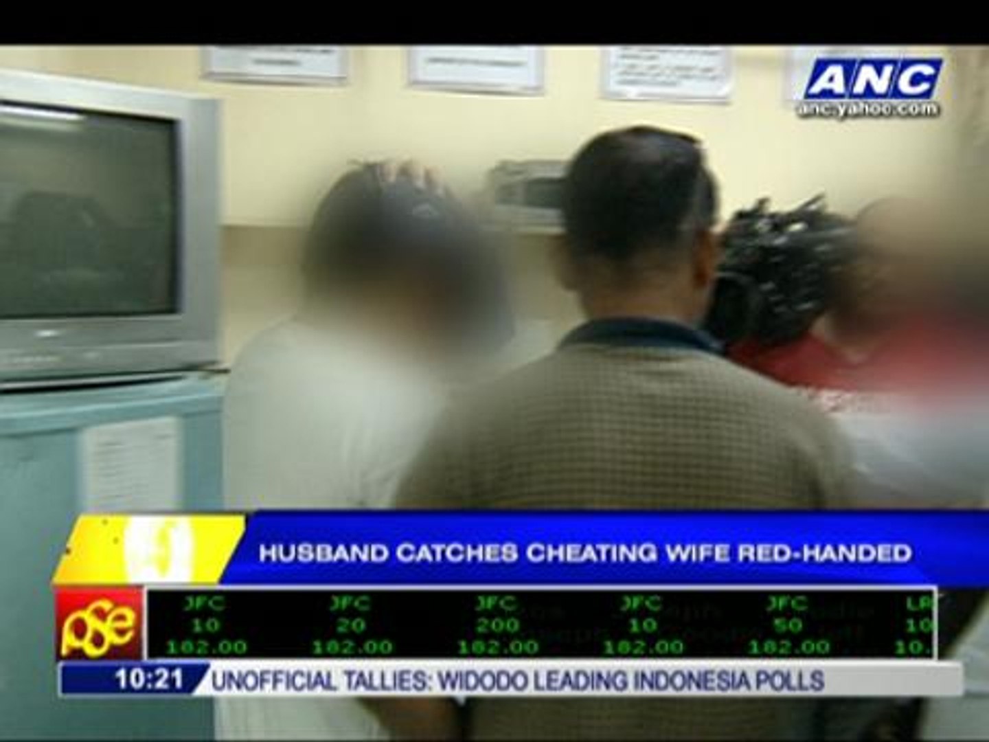 hubby catches wife cheating