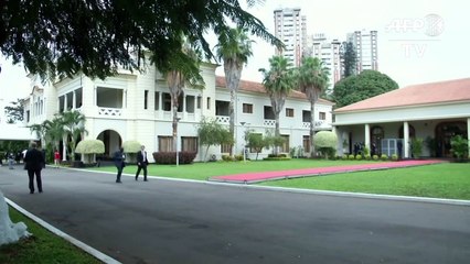 Papa visita presidente de Moçambique