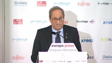 Torra amenaza con "culminar la independencia" si la sentencia del TS no es absolutoria