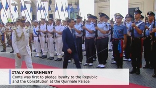 Italy swears in new government after a month of political turbulence