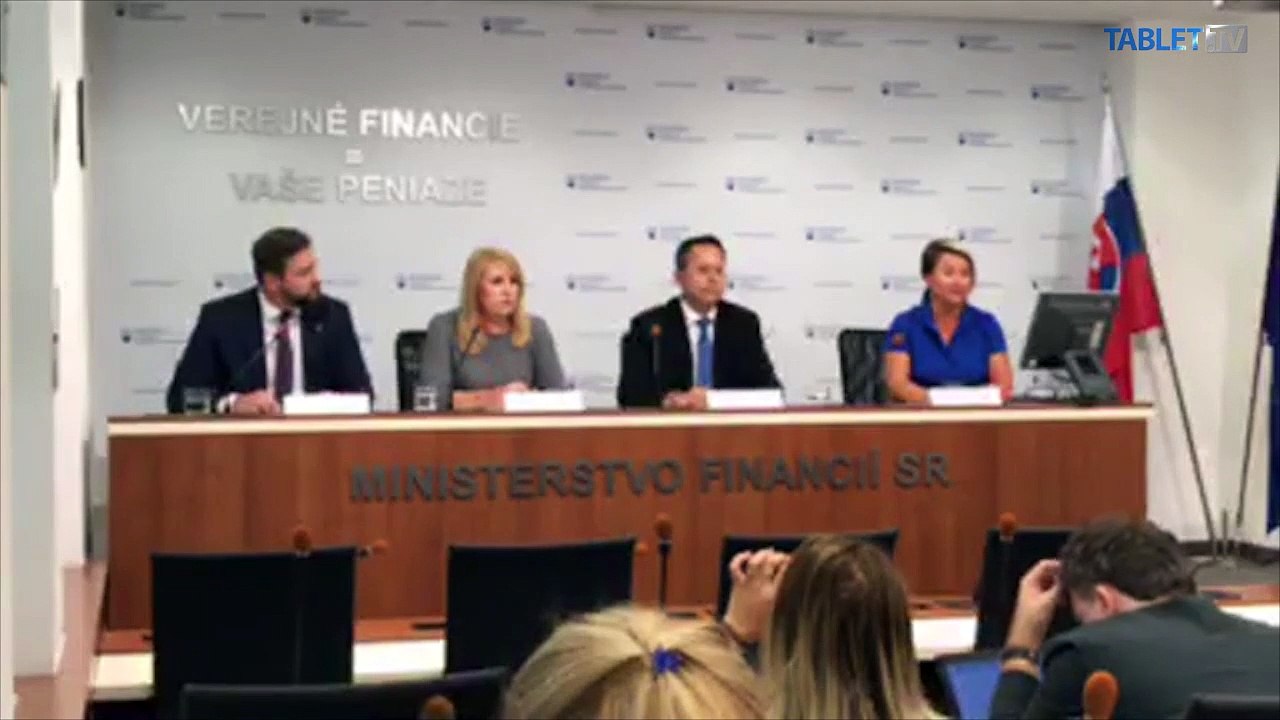 ZÁZNAM: TK Ministerstva financií SR
