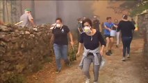 El incendio de Porto do Son en A Coruña ya ha arrasado 68 hectáreas