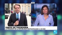 Le président de la République centrafricaine Touadera reçu à l'Élysée