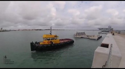 Final preparations for HMS Prince of Wales