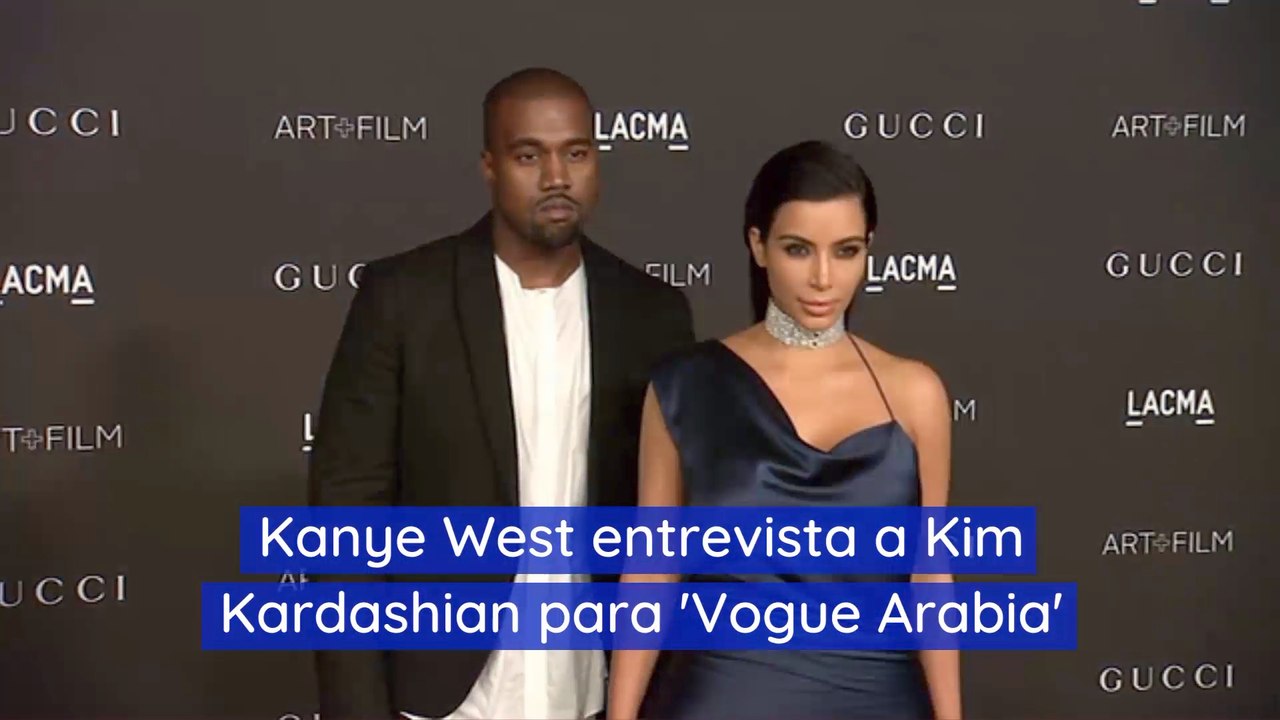 Kanye West entrevista a Kim Kardashian para 'Vogue Arabia'