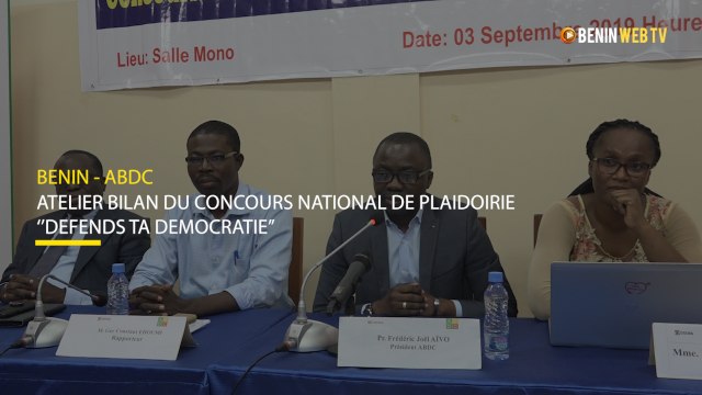 Bénin : l’ABDC fait le bilan du concours national de plaidoirie ‘’Défends ta Démocratie’’