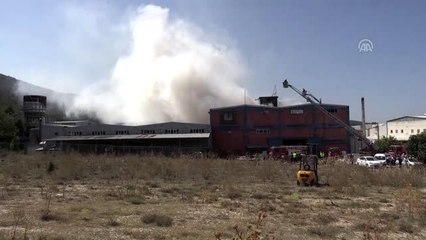 Bursa'daki fabrika yangını kontrol atına alındı