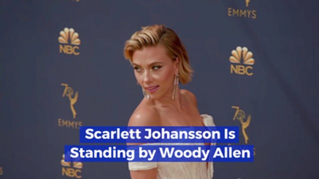 Scarlett Johansson Backs Woody Allen
