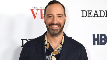 Tony Hale and Daughter Loy Like to Spend Time Walking in a 'Central AC Mall' Together