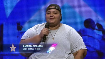 Gabriela demuestra que lo esencial es invisible a los ojos | Dominicana´s Got Talent 2019