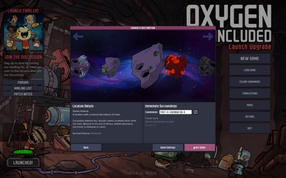 Oxygen not Included Arboria gameplay